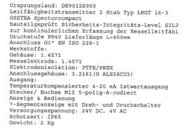 Flowserve Gestra LRGT16-3(LRGT 16-1 is obsolete)