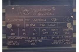 Volt Electric Motors 1500 D/D B34 80