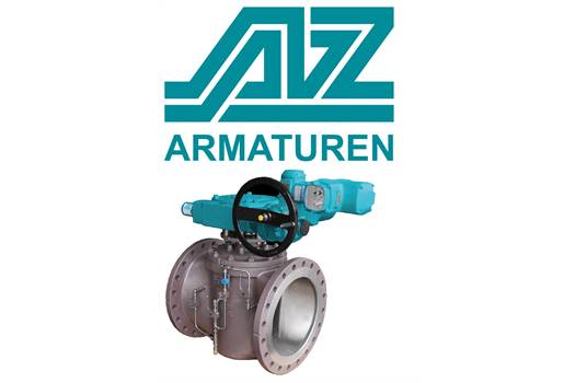Az Armaturen P/N: 327417 Type: F-3-S-ISO-STANDARD three-way plug valve