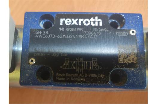 Bosch Rexroth 4WE 6 J73-6X/EG24N9K4/A12, R900567997 Hydraulic valve