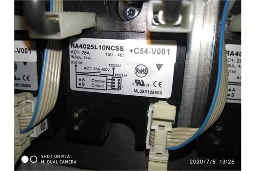 Carlo Gavazzi RA4025L10NCSS00 - obsolete, replaced by RA4825L12NCSS00X1 солид стейт реле