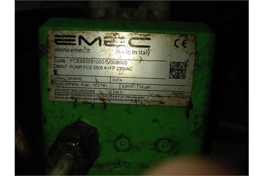 EMEC  FCE 0505 K+FP 230VAC Code: FCE0500510001V00B000 