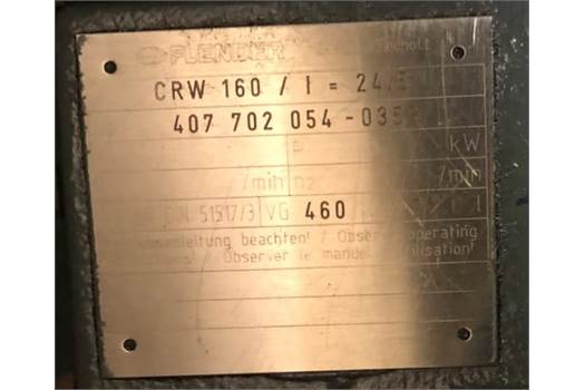 Flender CRW 160 / I = 24.5 reductor