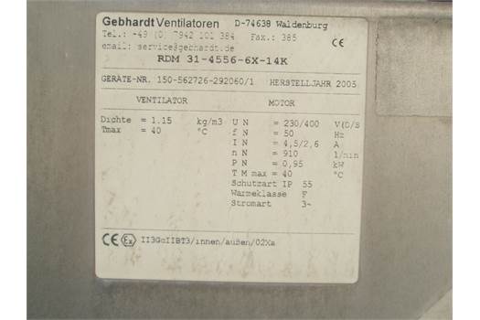 Gebhardt RDM 31-4556-6X-14K 