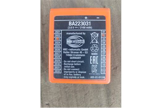 Hbc Radiomatic BA223031 Battery