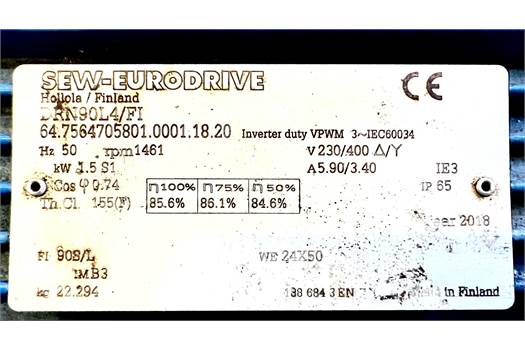 Sew Eurodrive DRN90L4/FI 
