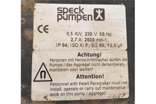 Speck Pumpen NPY-2251-MK.0228 PUMP