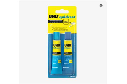 UHU quickset  63017 Crystal clear fast d